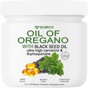 Olej Oregano s čiernym semenom Softgels, Oregano Oil Kapsule Organické, 2 v 1 6000mg Oregano olej s čiernym semenom olej 200mg, 300 Počet