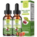 TMG Doplnky 1000MG - Trimethylglycín Tekuté kvapky, betaín vysoká absorpcia, podporuje metyláciu, wellness a kognitívne pečeň, non-GMO, Vegan, Krvavá Orange Flavor, 2 Fl.Oz (2 balenie)