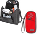 Puzdro na rozprašovač USA GEAR + Izolované puzdro na inhalátor Astma (červená) - Bundle