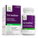 Terry Prirodzene Tri-Iodine - Podpora Zdravie štítnej žľazy - Aids Hormone Balance with Molecular Iodine from Kelp - Features Dusičnan draselný a jodid sodný - Brain & Energy Support - 12,5mg, 90 Kapsule