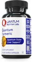 Quantum Nutrition Labs Turmerica - Turmeric Capsules, Turmerica Curcumin Supplement, Liver Support, 500 mg Curcuma Per Capsule - 60 Vegetariánskych kapsúl