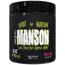 DARK METAL Inc Manson High Stim Pre Cvičenie Powder, Energy Focus Strength, Naložené s Beta Alanyne L Karnitín Kofeín Infinergy, 35 Srvgs, Mixed Berry