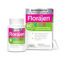 Florajen Kids Probiotic - Denná Gut & Immune podpora pre deti 6 mesiacov a hore - Zápcha, Bloating, & Tráviace Relief - Chladiaca pre Freshness & Potency - 60 Kapsule