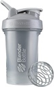 BlenderBottle Classic V2 fľaša Shaker Perfektné pre proteínové Shake a pre cvičenie, 20-Ounce, Pebble Grey