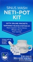 Rite Aid Neti Pot Nasal Rinse Kit s 30 soľnými paketami - 1 Kit 