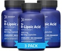 Geronova Research Bio-Enhanced R-Lipoic Acid, 300 mg Capsules - 6 Month Supply - Stabilised R Alpha Lipoic Acid with Enhanced Absorption - R Lipoic Acid Supplement - 180 Count