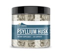 Pozemné prvky Psyllium Husk 200 kapsuly, čisté a neriedené, žiadne doplnkové látky