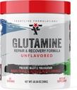 Glutamín, neochutený, Essentials, Tvrdší vlak, Obnoviť rýchlejšie, Zvýšenie vytrvalosť, Veteren vlastné a prevádzkované (60 Servings, Glutamín)