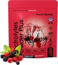 PrášokVitamin Electrolytes Powder Plus (20 Servings) Malinová Electrolyte Powder Zero Calorie Keto,0 Cukor, No Maltodextrín,1000mg Draslík,120mg Vápnik,120mg Magnézium, Ružová himalájska soľ