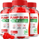 Pump Burn Keto ACV Gummies - Keto Pump Burn Gummies Recenzie, Pump Burn Keto + ACV Gummies for Weight Management B12 Burn Pump Advanced 1000mg Formula (3 Balenie - 180 Gummies)