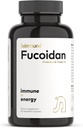 Certified Organic Fucoidan 500 mg Pure Atlantic Patagonian, BB536® Probiotiká, Fucoidan špecialisti na viac ako 20 rokov, Immune + Energy, 60 Rastlinné kapsule (1 fľaša)