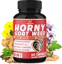 BMVINOVOL Horny Koza Weed Kapsule s Tribulus, Ginseng, Ashwagandha, Maca, Tongkat Ali, Nettle, Black Pepper - 60 Počet