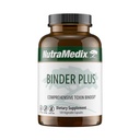 NutraMedix Binder Plus - Komplexný detoxikátor toxínov a tela - Prebiotická podpora antioxidantu + Inulin, Bentonit, Aloe Vera, Aktivované Charcoal, Fulvic Minerals & Chitosan (120 kapsúl)