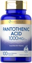 Carlyle Panthotenic Acid 1000mg 100 Kapsule 