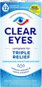 Čisté oči Triple Action Relief Očné kvapky 0.50 Ounce