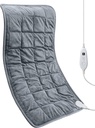 Vážený Vykurovací Pad 17'x 33" XXXL Elektrický Vykurovací Pad pre úľavu od bolesti chrbta, 5LBS so 6 nastaveniami tepla 2H automatický tepelný Pad pre ramienkové nohy