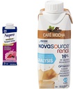 Nepro Nutrition Shake pre dialyzačných pacientov s 19g proteínu, 420 kalórií, zmiešané Berry, 24 počet a NOVASOURCE Renálna formula pre dialyzačných pacientov s 475 kalórií, 22g proteínu, Mocha, 24 počet