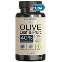 VINATURA Hydroxytyrosol Supplement, Olive Leaf Extract - 40% Hydroxytyrosol Olive Fruit Extract, 50% Oleuropein Olive Leaf Extract Kapsule - 60 Kapsule