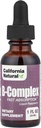 Kalifornia prírodné B komplex sublingválne doplnok, malina, 1 Ounce