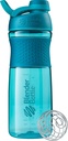 BlenderBottle SportMixer fľaša Shaker Ideálny pre proteínové Shake a pre cvičenie, 28-Ounce, Teal