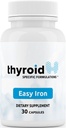 Ľahké železo: Lekár-formulovaná vysoká potencie Železo Supplement for Enhanced Energy & Wellness, Jemné na žalúdku, Ideálne pre podporu štítnej žľazy a anémie, non-Constipation, Denné Boost