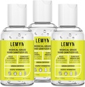 Zdravotnícky sanitačný gél na ruky - 97% ORGANICKÝ - 2 FL.OZ. BALENIE PO 3