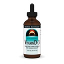 Zdroj Naturals Vitamín D-3 Tekuté kvapky 2000 iu podporuje Bone & Immune Health* - 2 Fluid oz