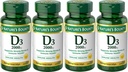 Prírodné Bounty Vitamín D3 2000 IU Softgels 150 ea (Pack of 4)