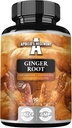APOLLO HEGEMONY Ginger Root 500 mg, extrakt obsahuje 5% Gingerols, 90 Vegánske kapsuly, 3 mesiace dodávky, zázvorové bylinné doplnky pre tráviaci komfort a imunitnú podporu