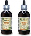 Maral Root (Rhaponticum Carthamoides) Tinculation, Organic Sušená koreňová kvapalná extrakcia (názov brada: bylinný terasa, hrdo vyrobené v USA) 2x4 fl.oz (2x120 ml)