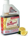 Nevyužitý citrónový čaj Mapleaid - 20 Servíruje 16 fl oz hromadná fľaša Organic Maple Sirup, Citrónový džús a čierny čaj Bežiace palivo Energizujúce Elektrolyty a kofeín Prirodzene Powered by Pure Vermont Maple