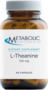 Metabolická údržba 100 mg L-theanine doplnok na podporu zdravého zamerania a relaxácie - L-Theanine Sunteanine Amino Acid for Supporting Stres Response (60 kapsúl)