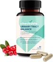 Checkable® Urinary Tract Balance - Zdravie močových mechúrov a vitamínov pre mužov a ženy - 1350 mg s D- Mannose a Cranberry - 60 kapsúl
