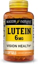 Mason Natural Lutein 6 mg s vitamínom E, 2 mesiace dodávky, zdravé videnie a očné funkcie, podporuje normálne zdravie očí