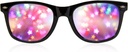 GloFX Black Frame Star Diffrakčné okuliare 