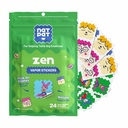 NATPAT Zen Patch Mood upokojujúce lepidlá pre deti a dospelých - Chemické a drogové bez, Podpora nálady pre relaxáciu, pokoj a emócie nariadenie - BuzzPatch Natural Patch (24 balenie)