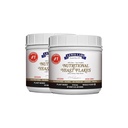 Nutričné kvasinkové vločky, Nooch pre vegánsky syr, substituácia, 2 lb, 100% Pure Non Fortifiked, Nesladené - Kosher, Gluten Free, Non GMO, Plant Based Protein, Dairy Free