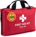 Chráňte život obchodné prvá pomoc Kit, Núdzová prvá pomoc Kit pre kancelárske nastavenie, Zdravotnícke Kit dodávky, Prvá pomoc Kits pre podniky, Škola a komerčné použitie - 200 Pieces