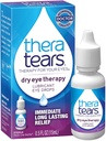 TheraTears Suchá očná terapia očné kvapky záklopky s 1,0 Fl Oz a 0,5 Fl Oz fľaše