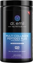 DR. EMIL NUTRITION Multicolagen Peptides Powder - 20g neochuteného hydrolyzovaného kolagénového proteínového prášku s kyselinou hyalurónovou pre vlasy, kožu, nechty a kĺby - 15 porcií