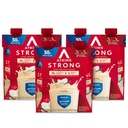 Atkins Silný vysoký proteín Shake, Vanilková Ochutené, 30g Proteín, Nízky Carb a Nízky cukor Shake, Keto Friendly, Gluten bez, svalovej a Gut zdravotné podporné komplex, 12 Počet