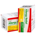 Leader 4 Hour Alergy Relief, Chlórfeniramín Tablety Maleát, Antihistaminikum, 4 mg, 100 gróf, balenie po 2