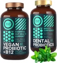 Vegan Probiotic Plus B12 and Oral Probiotic Mint Enhanced Probiotic Bundle