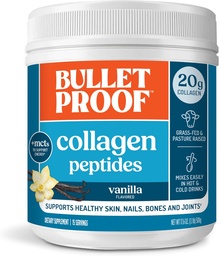 nepriestrelné Vanilla Collagen Peptidy prášok s MCT olejom, 14,3 Ounces, Grass-Fed kolagén Protein pre kožu, kosti a kĺbu podporu, pastury zvýšil, žiadne pridané hormóny, balenie May Vary