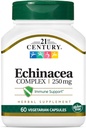 21st Century Echinacea Extract Veg kapsuly, 60 Počet
