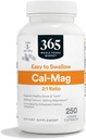 365 by Whole Foods Market, Cal-Mag 2:1, Easy-to-Swallow Vegan Capsules, 250 Count