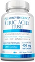 Schválená veda® Kyselina močová Flush Supplement with Folic Acid and Tart Cherry - 180 Kapsule - 3 mesiace Dodávka