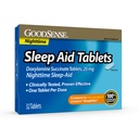 GoodSense Sleep Aid Doxylamine Sukcinát tablety, 25 mg, 32-počet, Nočný Sleep Aid vám pomôžu spadnúť Asleep