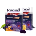 Sambucol Black Elderberry Hrdlo Lozenge - s medom, vitamín C a zinok, bazový Lozenges Sore Hrdlo a kašeľ, upokojuje Scratchy Throat, Soft & Chewy - 2 balenia (40 celkom pastilky)