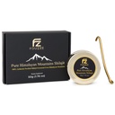 FOUZEE Pure Himalayan Mountains Shilajit - 77% + Fulvic Acid Authentic Hard Conformity, Natural Pramene of Fulvic Acid, Over 85 Trace Minerals, Obsahuje nerezovú oceľ Spoon (50 gramov)